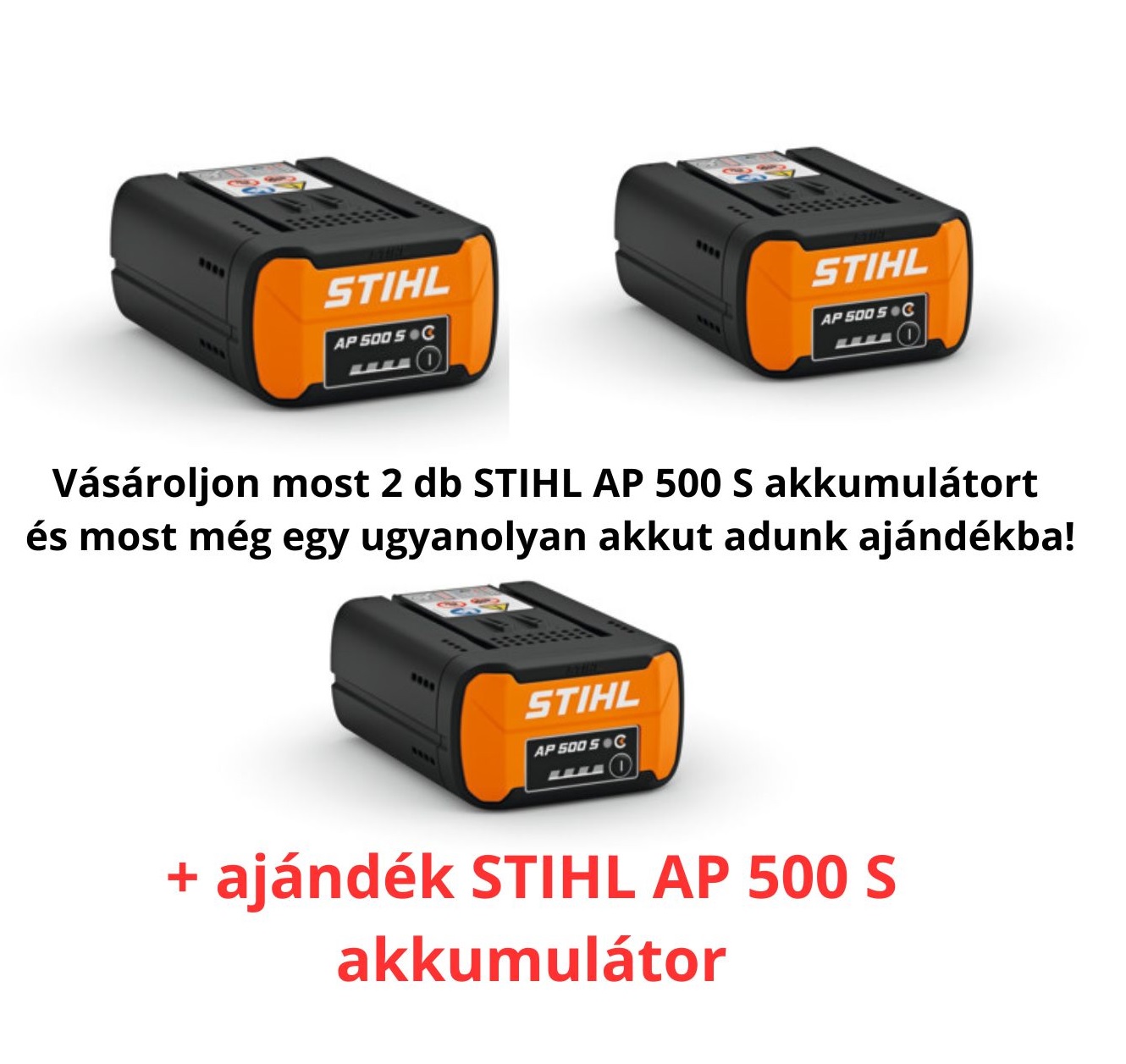 AP 500 S Stihl akkumulátor|3-4 M.NAPOS SZÁLLÍTÁS 25-06