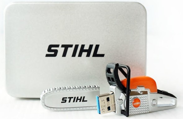 Pendrive 8Gb-os STIHL lácfűrész alakú|3-4 M.NAPOS SZÁLLÍTÁS 24-01